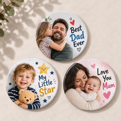 Custom Photo Badges