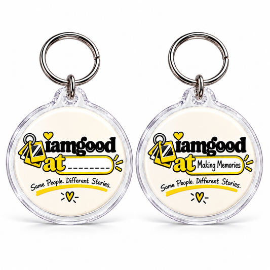 IAMGOODAT MAKING KEYCHAINS