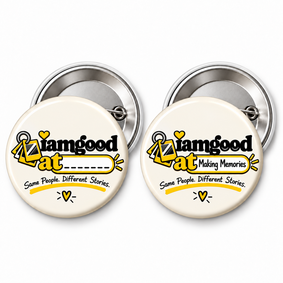 IAMGOODAT MAKING BADGES